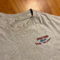 Beach Bums Livin the Life Grey Tshirt - XLarge - 24" x 29"