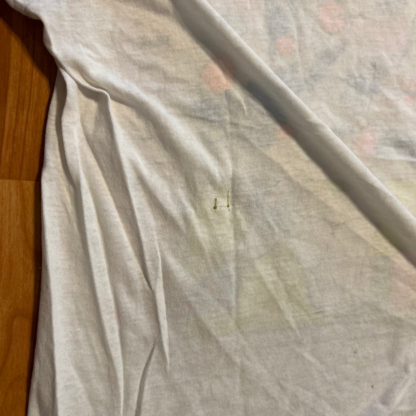 80/90's Exercise Aerobics Workout White Tshirt - Small - 18" x 22"