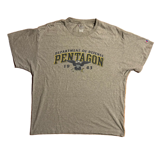 Champion Department of Defense Pentagon Grey Tshirt - XLarge - 24" x 29"