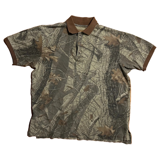 Realtree Camo Polo Collared Shirt - XLarge - 24" x 29"