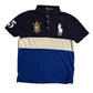 Polo Ralph Lauren Navy Blue White Collared Shirt - Small - 19.5" x 25"
