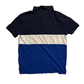 Polo Ralph Lauren Navy Blue White Collared Shirt - Small - 19.5" x 25"