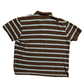 Aeropostale Brown Blue Polo Collared Shirt - XLarge - 26" x 30"