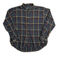 Ivy Crew Navy Red Button Down Flannel Shirt - XLarge - 26" x 33"