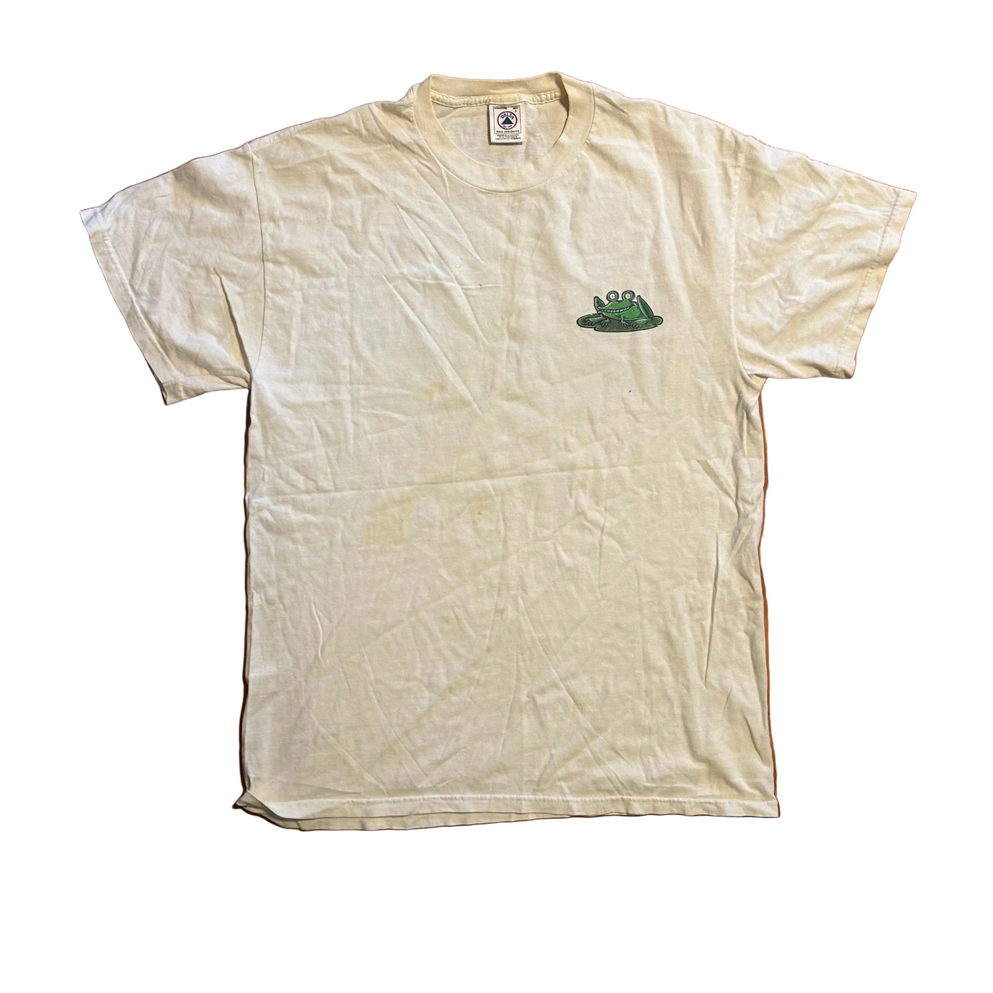 Delta Pro Where are you Going when you Croak White Tshirt - Medium - 21" x 29.5"