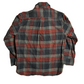 Jacks Mfg Red Flannel Cotton Button Up Shirt - Large - 23" x 30"