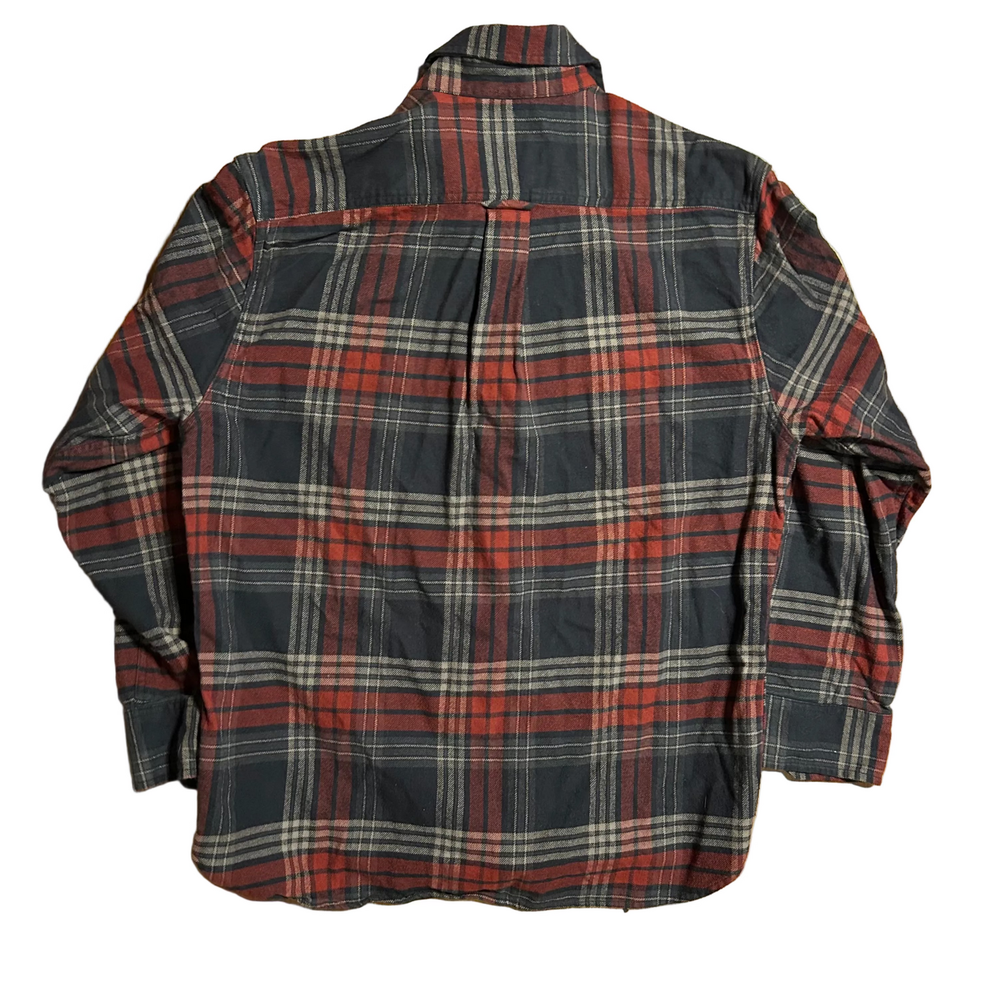 Jacks Mfg Red Flannel Cotton Button Up Shirt - Large - 23" x 30"