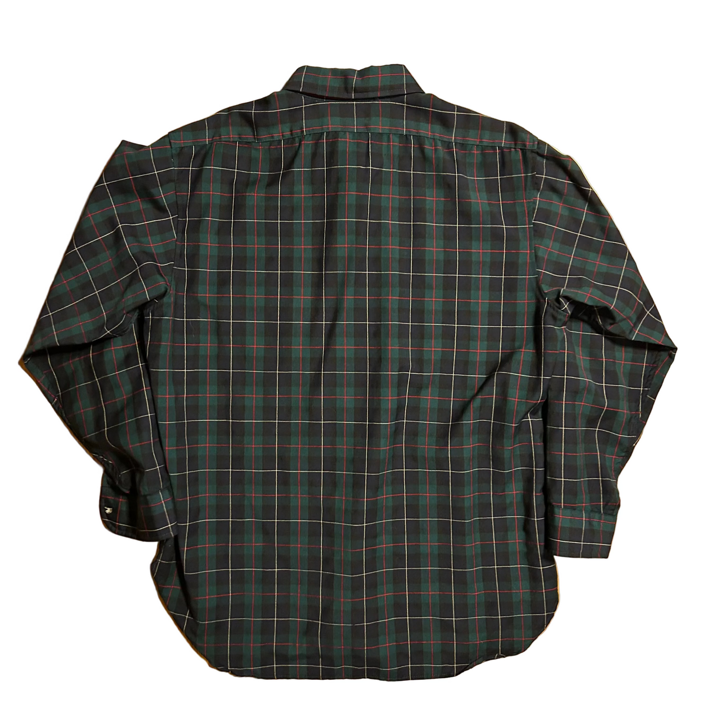 90’s Pendleton Wool Green Button Down Shirt - XLarge - 24.5" x 32"
