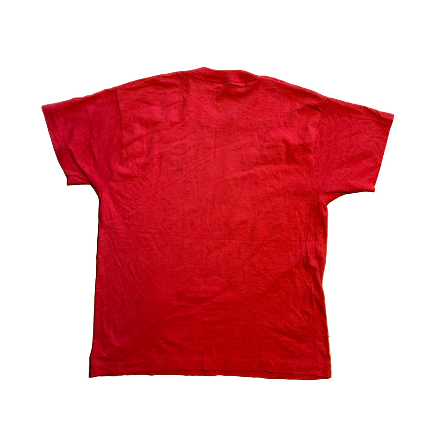 80/90’s Scarlet Macaw Endangered Red Tshirt - Small - 19.5" x 26"
