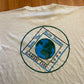 80/90’s Russell Athletic Save The Rain Forests Earth Day 1990 White Tshirt - Large - 23" x 27"