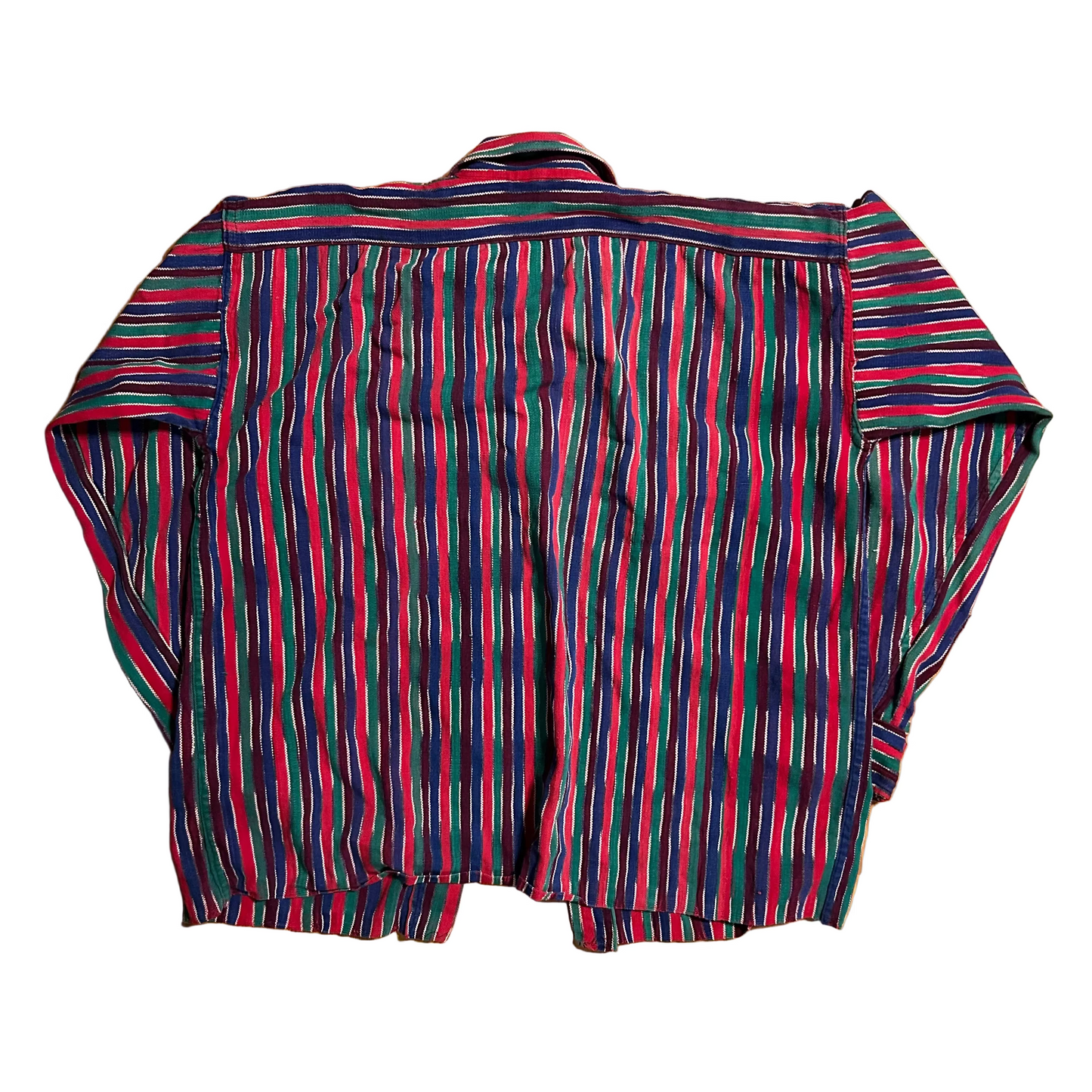 Multicolor Cotton Button Up Shirt - Large - 22.5" x 24"
