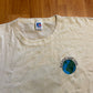 80/90’s Russell Athletic Save The Rain Forests Earth Day 1990 White Tshirt - Large - 23" x 27"