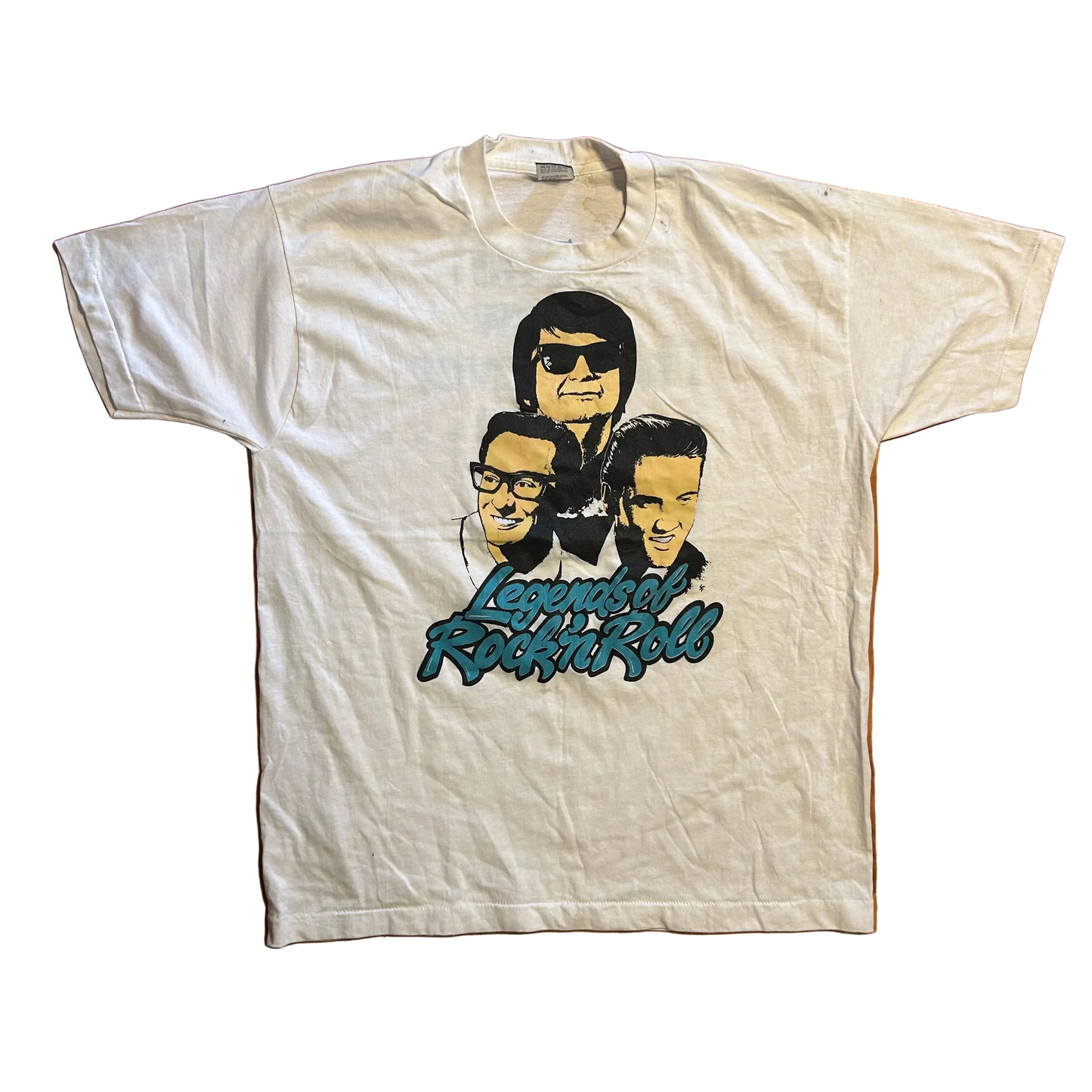 90’s FOTL Best Legends of Rock n Roll White Tshirt - Large - 23" x 29"