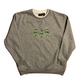 Bobbie Brooks Grey Christmas Tree Embroidered Crewneck Sweatshirt - Large - 22" x 27"