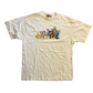 Mickey Inc Disney Characters White Embroidered Tshirt - Large - 23" x 31"