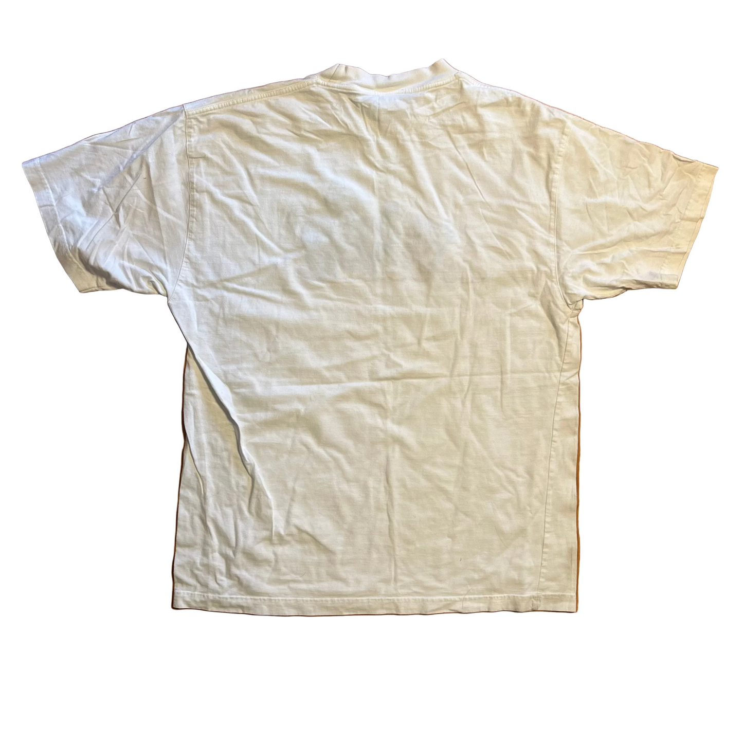 Mickey Inc Disney Characters White Embroidered Tshirt - Large - 23" x 31"