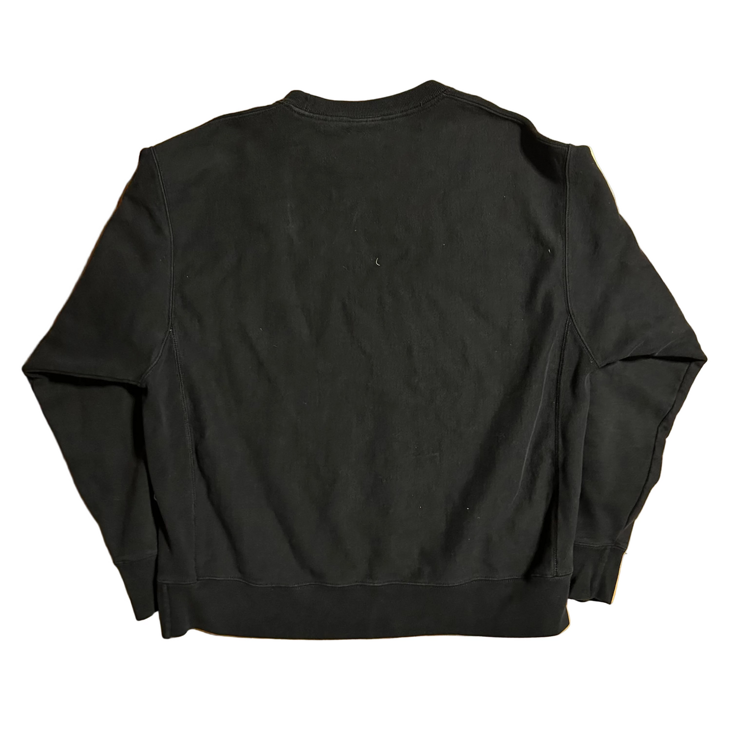 Champion Reverse Weave Black Crewneck Sweatshirt - XLarge - 24" x 29"