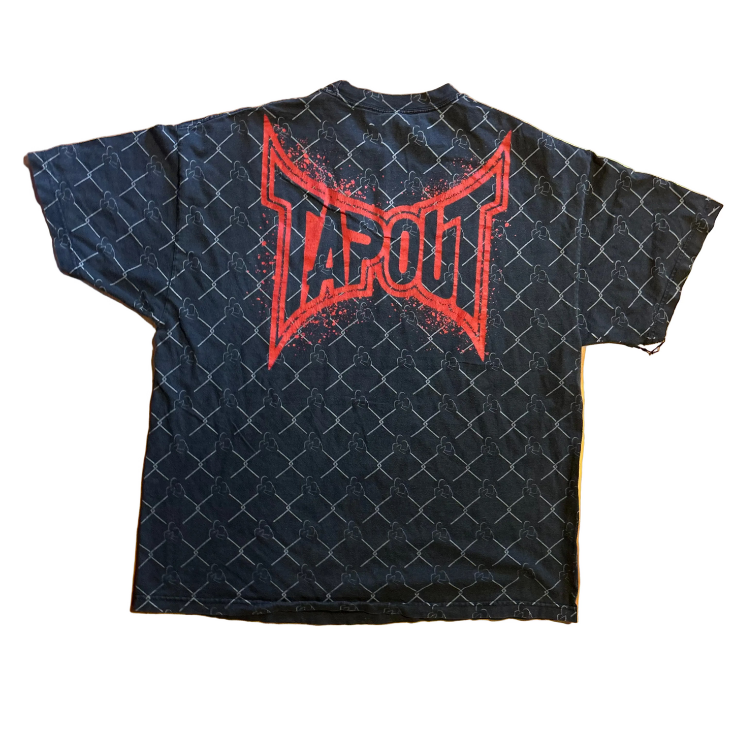 Black Tapout Tshirt - XLarge - 24" x 31"