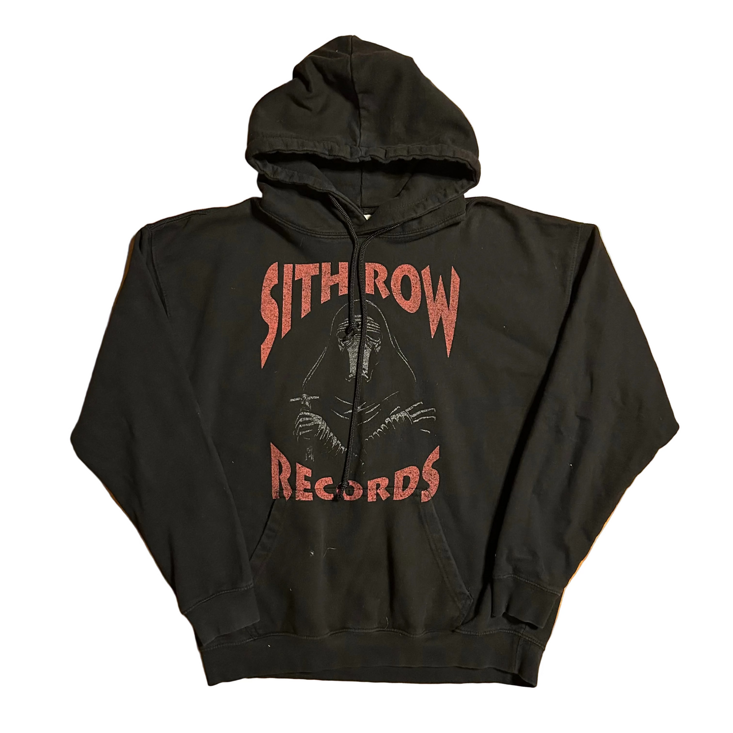 Sith Row Records Black Parody Hoodie Sweatshirt - Large - 23.5" x 26"