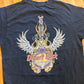 Desert Rock Baghdad Iraq Black Tshirt - Small - 19" x 28"