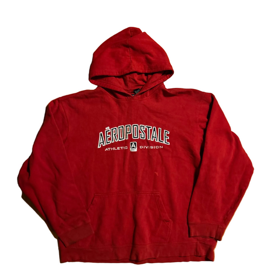 Aeropostale Athletic Division Red Hoodie Sweatshirt - XLarge - 27" x 27"