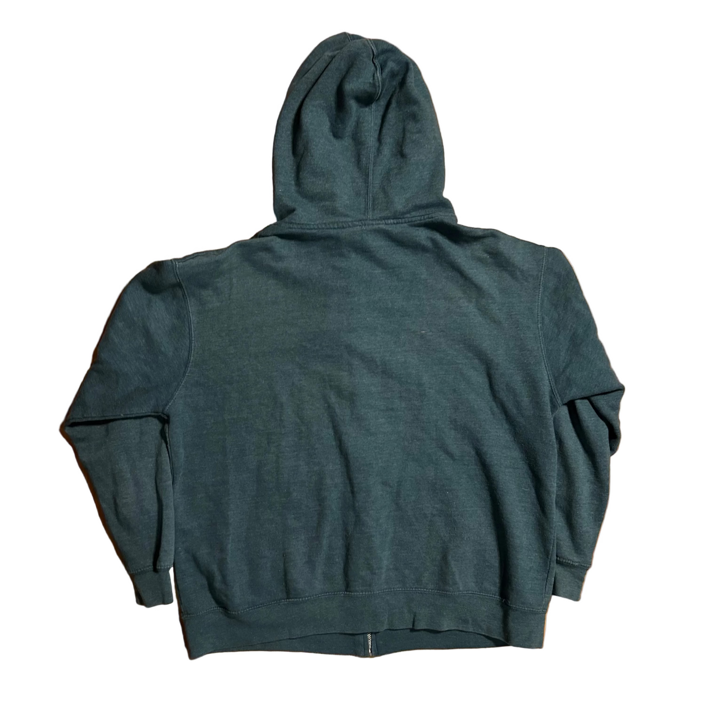 Ford Teal Zip Up Hoodie Sweatshirt - XLarge - 24" x 25"