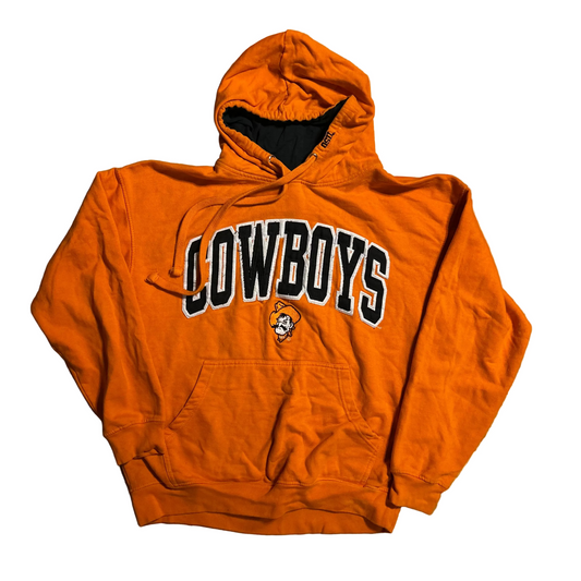 Old Varsity Brand Oklahoma State Cowboys University Orange Hoodie Sweatshirt - XLarge - 24" x 27"
