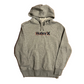 Hurley Grey Hoodie Sweatshirt - Medium - 21" x 27"