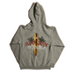 Ron Jon Surf Shop Orange Beach Grey Hoodie Sweatshirt - Small - 19" x 25"