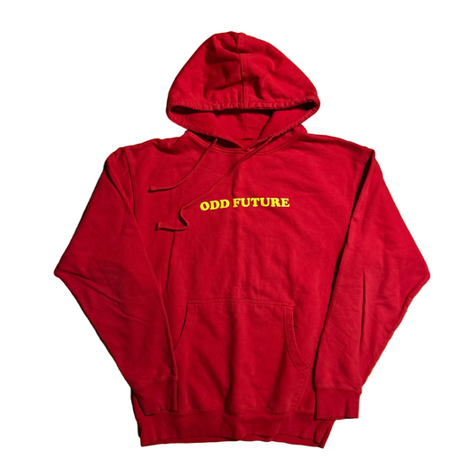 Odd Future Santa Cruz Red Hoodie Sweatshirt - Medium - 21.5" x 28"