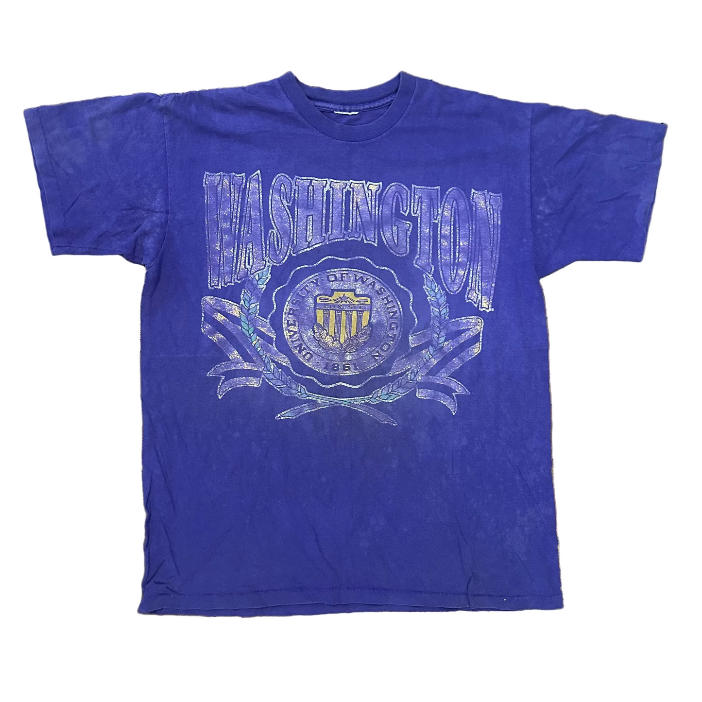 90’s Washington University Purple Tshirt - Large - 23" x 30"