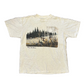 90’s Oneita Elk Nature New Mexico White Grey Tshirt - Medium - 21" x 26"