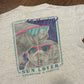 80/90’s Manatee Sun Lover Extinction is Forever Florida Grey Tshirt - Large - 22" x 26"