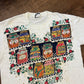 90’s Fun Art Jars White Tshirt - Large - 22" x 29"