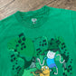 Adventure Time TV Green Tshirt - XSmall - 17" x 21"