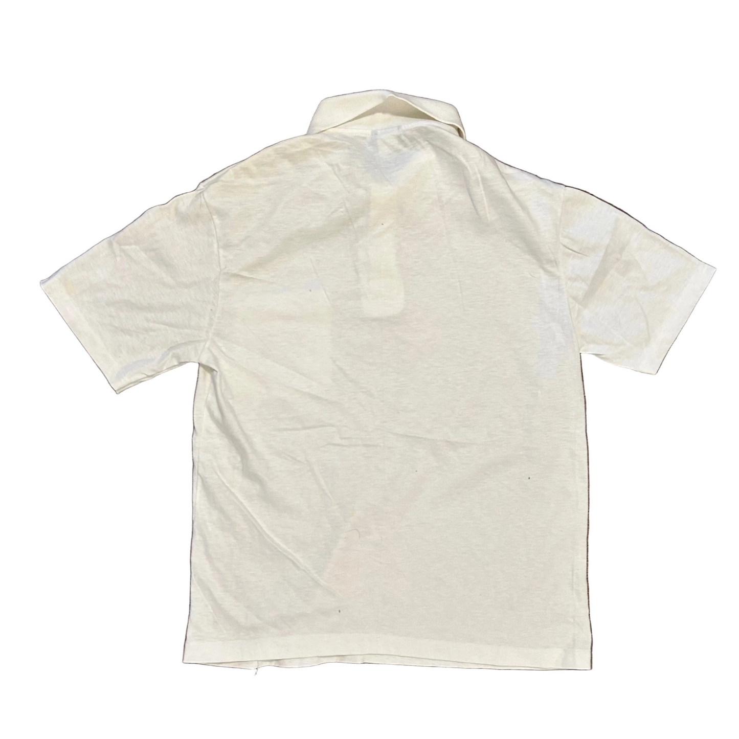 80’s William Pilkington Marlboro Signed White Pocket Collared Shirt - Small - 18" x 24"