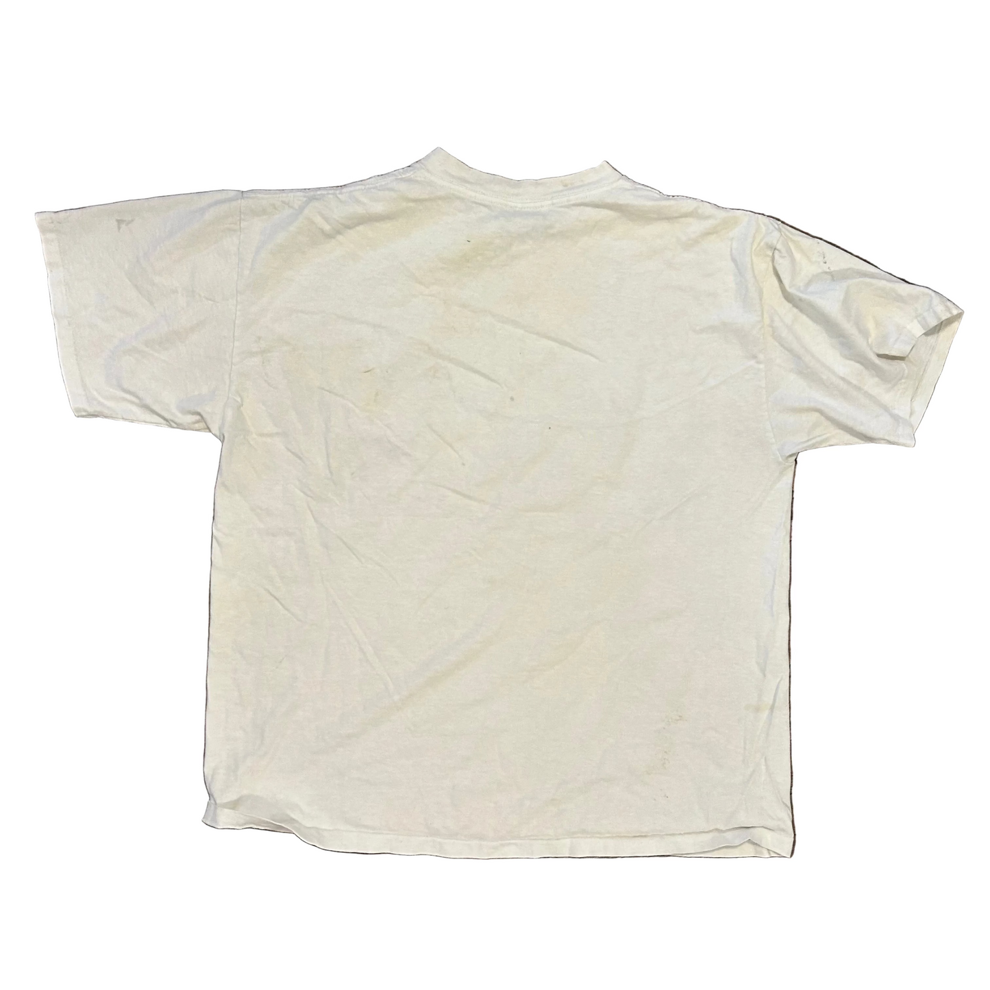90’s Harlequin Bald Eagle Extinction is Forever White Tshirt - Large - 23" x 26"