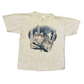 80/90’s Wolf Howling Distressed Grey Tshirt - Medium - 21" x 25"