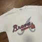 Atlanta Braves Chevrolet White Tshirt - Small - 19" x 27"