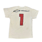 Atlanta Braves Chevrolet White Tshirt - Small - 19" x 27"