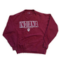 Indiana University IU Hoosiers Red Maroon Crewneck Sweatshirt - XLarge - 25" x 25"