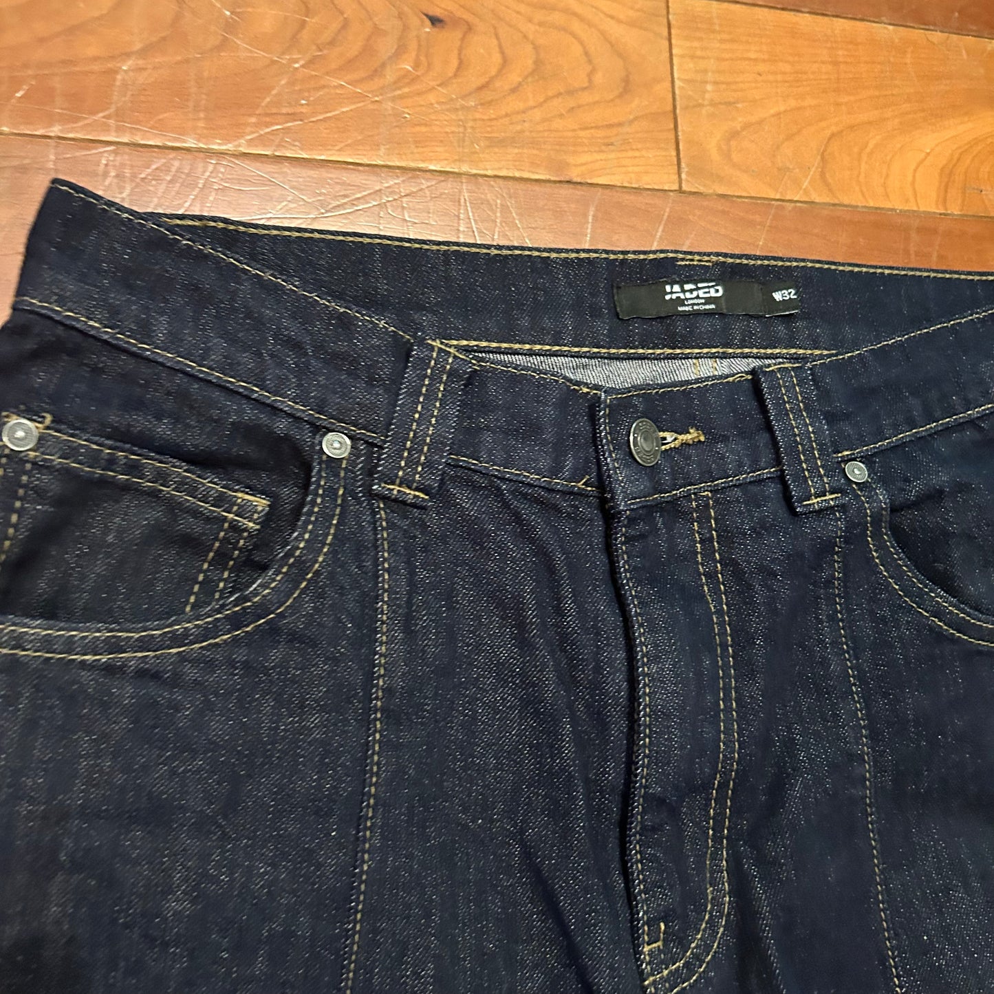 Jaded London Dark wash Indigo Denim Jeans - 32" x 25.5"