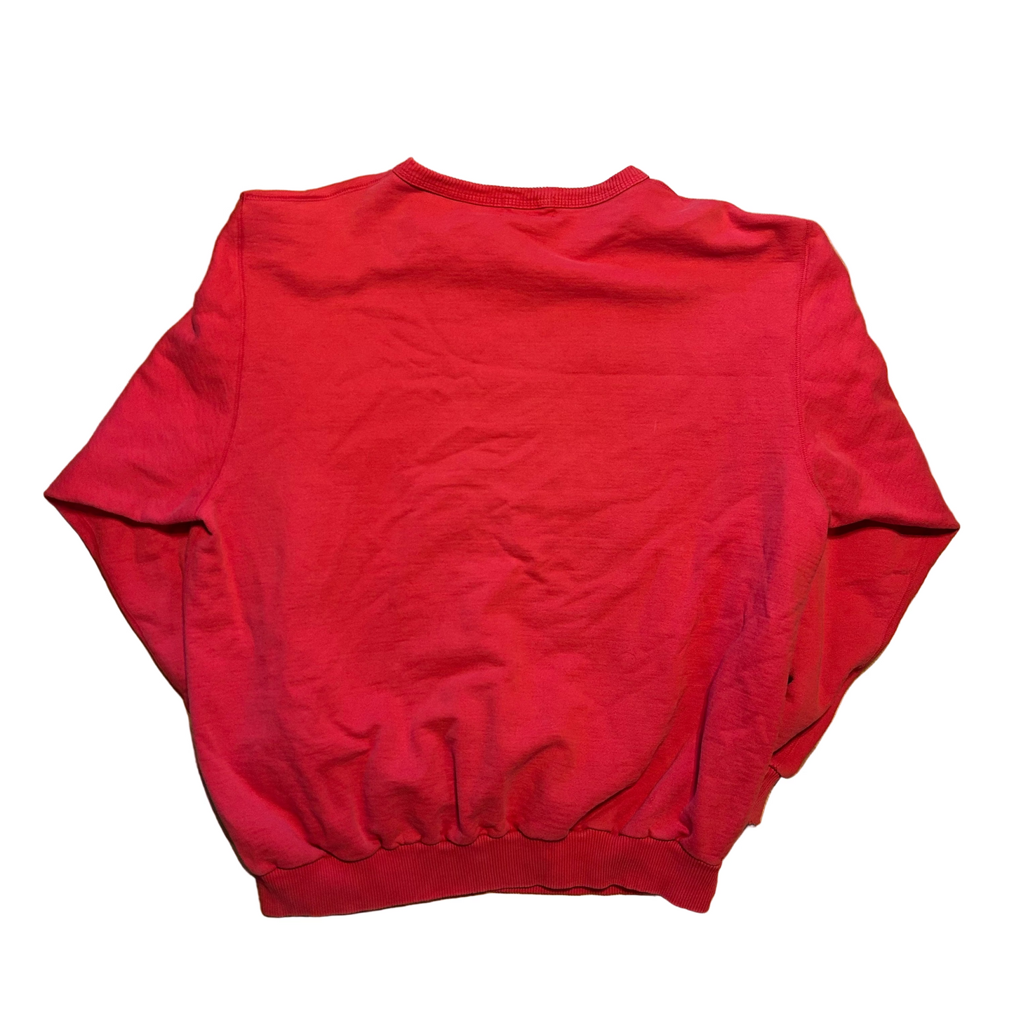 90's Vancouver Canada Red Embroidered Sailboat Crewneck Sweatshirt - XLarge - 27" x 28"