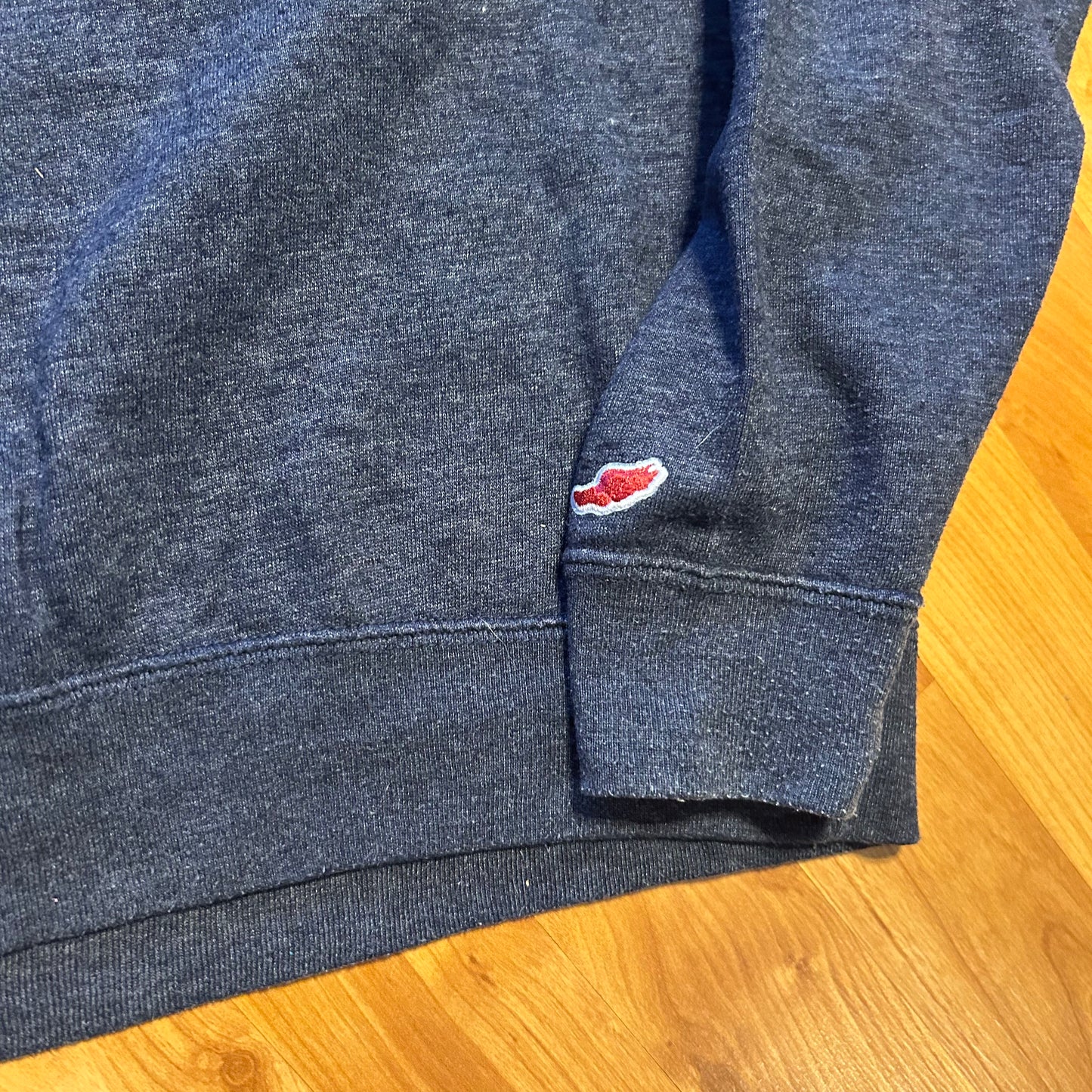 League Triblend Sweats Dayton Flyers University Navy Crewneck Sweatshirt - Medium - 20" x 24.5"