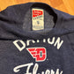 League Triblend Sweats Dayton Flyers University Navy Crewneck Sweatshirt - Medium - 20" x 24.5"