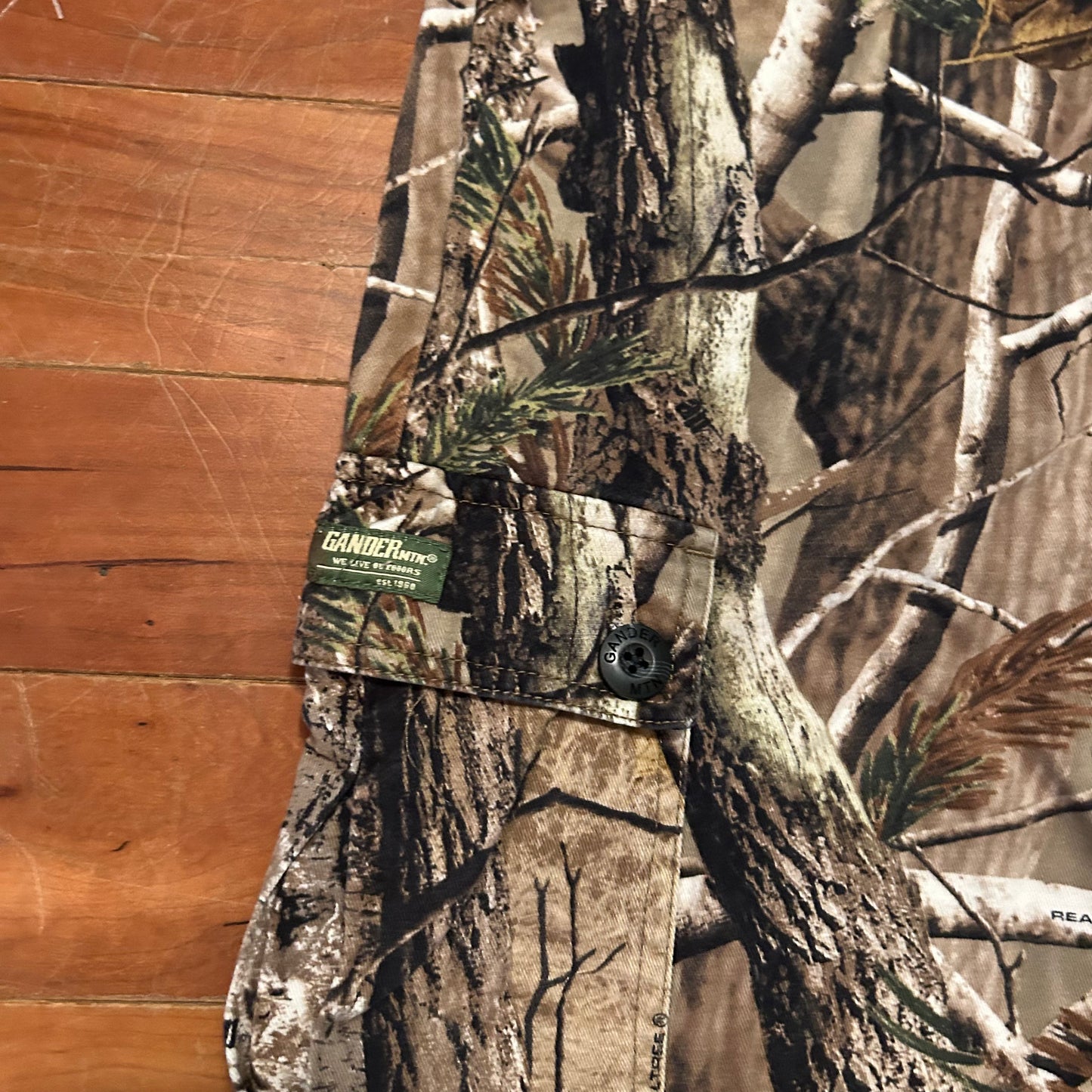 Gander Mountain Realtree Camouflage Cargo Pants - Adjustable - 35" x 28"