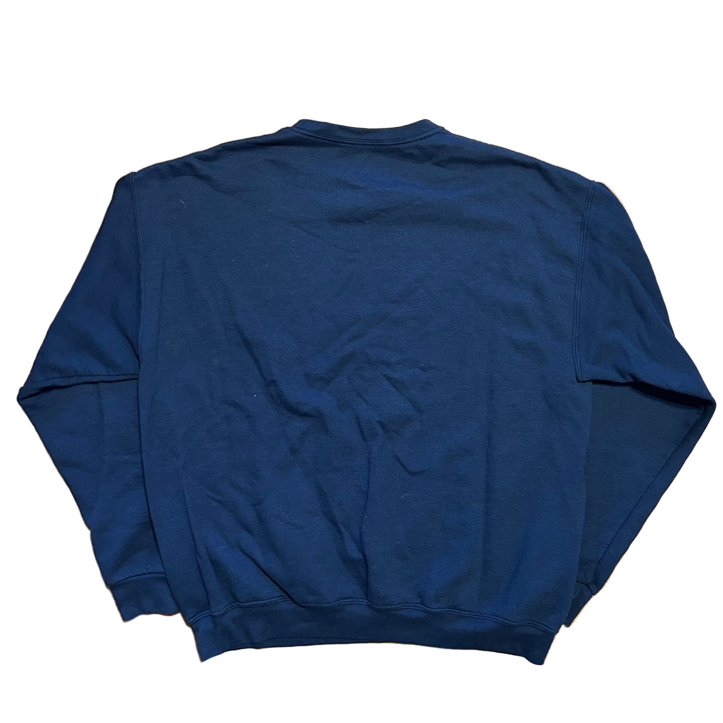 FOTL Navy Blue Blank Crewneck Sweatshirt - Large - 23.5" x 26.5"