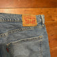 Levi 512 Denim Blue Jeans - 36" x 31"