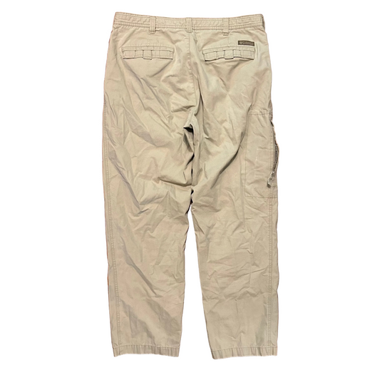 Columbia Khaki Cotton Tan Pants - 36" x 31"