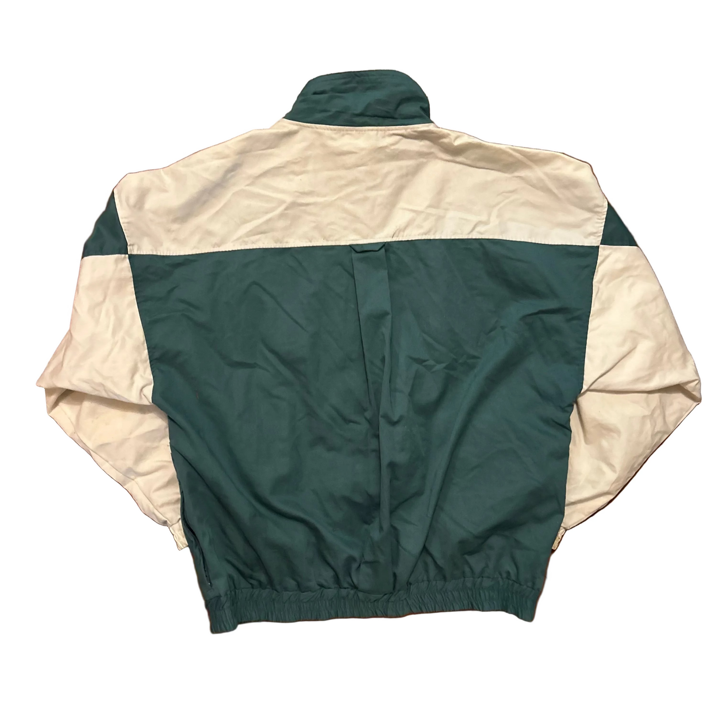 Christian Dior Monsieur Green Purple White Zip Up Windbreaker Jacket Coat - XLarge - 26" x 29"